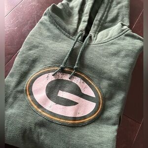 Green Bay Packers Green Hooded Sweatshirt Unisex Medium
